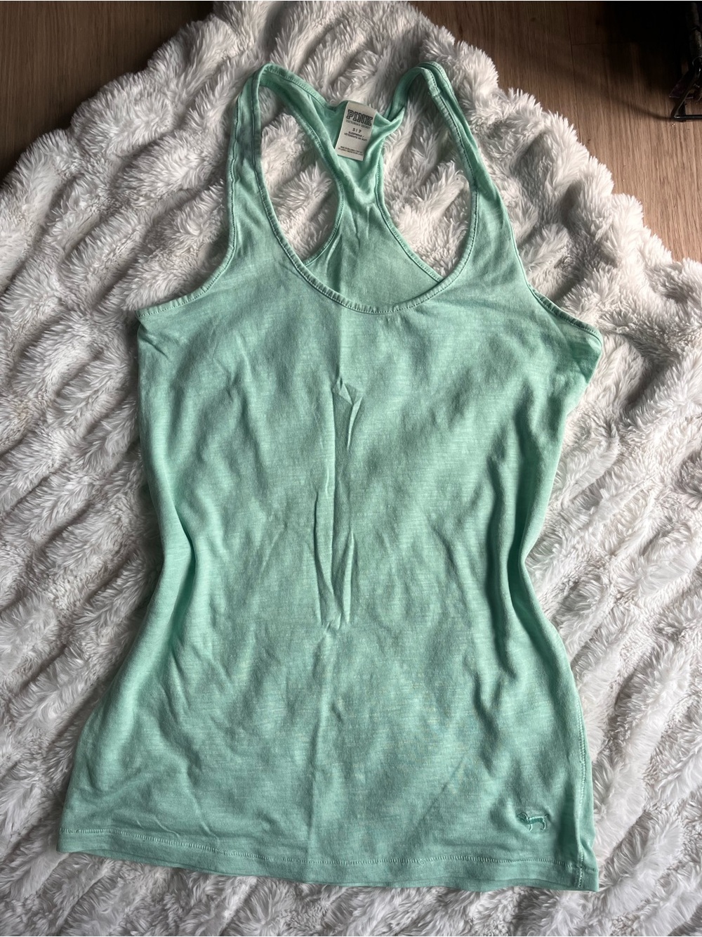 Pink VS Racerback Tank Top